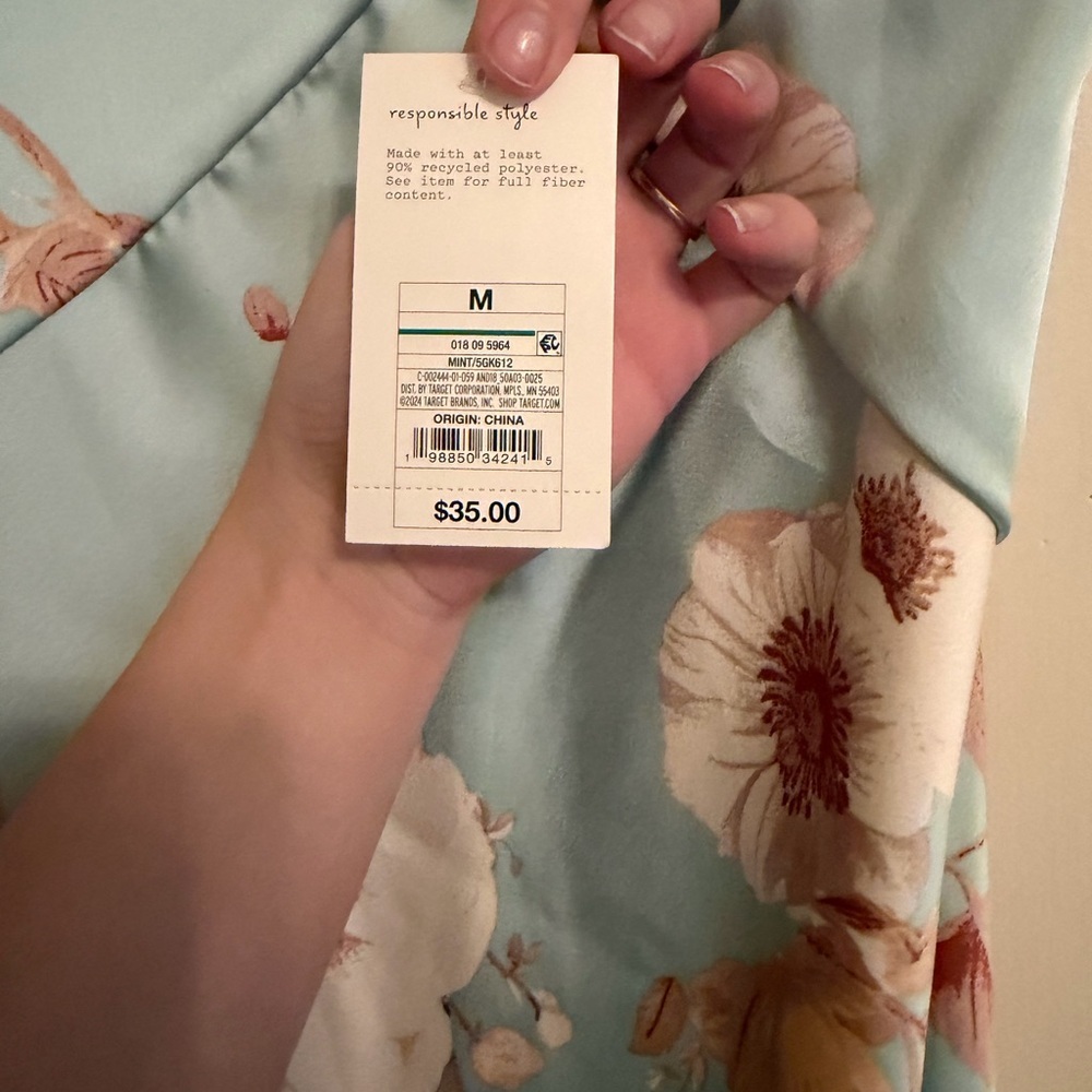 a new day Light Blue Floral Maxi Dress - Picture 4 of 5